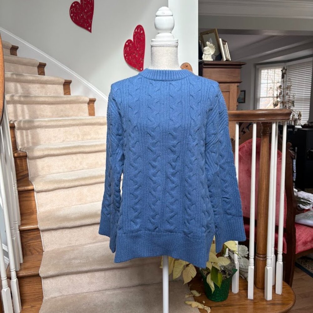 Okiwam Women's Oversized Sweater Chunky Knitted Pullover  NWT